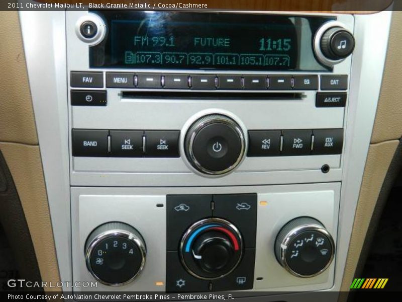 Black Granite Metallic / Cocoa/Cashmere 2011 Chevrolet Malibu LT