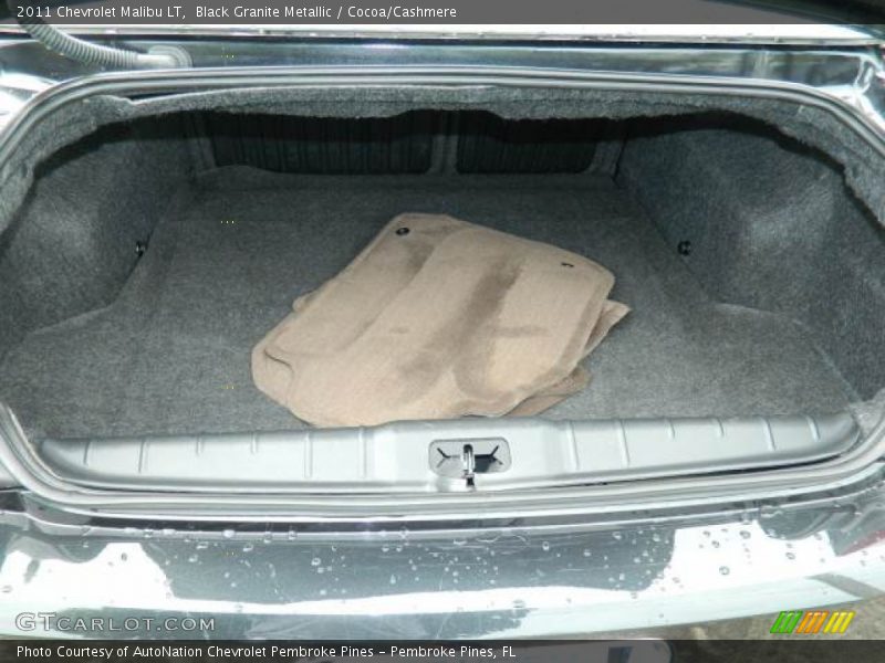 Black Granite Metallic / Cocoa/Cashmere 2011 Chevrolet Malibu LT