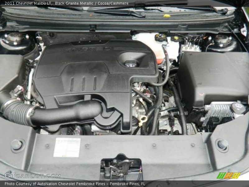 Black Granite Metallic / Cocoa/Cashmere 2011 Chevrolet Malibu LT