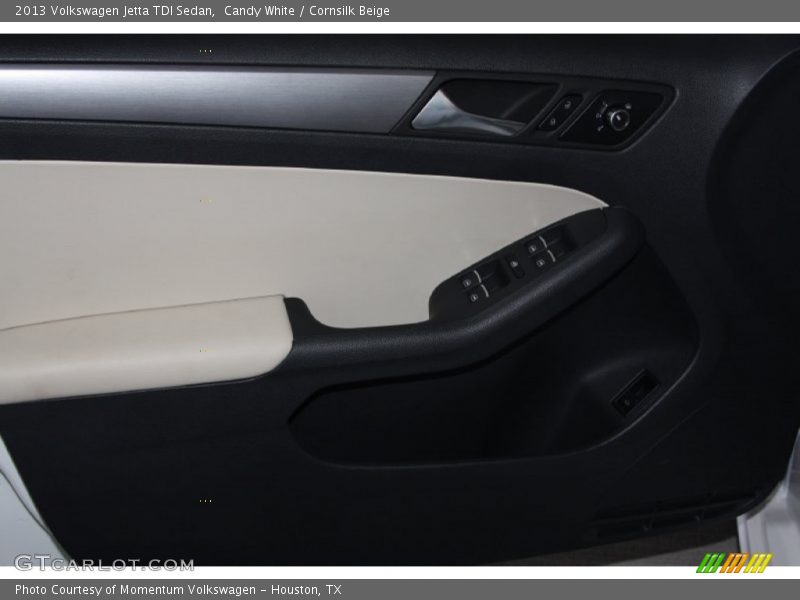 Candy White / Cornsilk Beige 2013 Volkswagen Jetta TDI Sedan