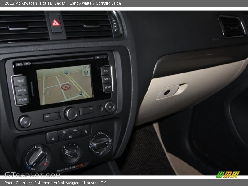 Candy White / Cornsilk Beige 2013 Volkswagen Jetta TDI Sedan