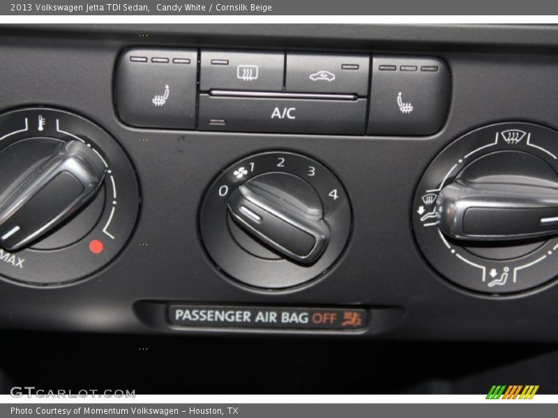 Candy White / Cornsilk Beige 2013 Volkswagen Jetta TDI Sedan