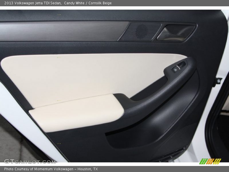 Candy White / Cornsilk Beige 2013 Volkswagen Jetta TDI Sedan