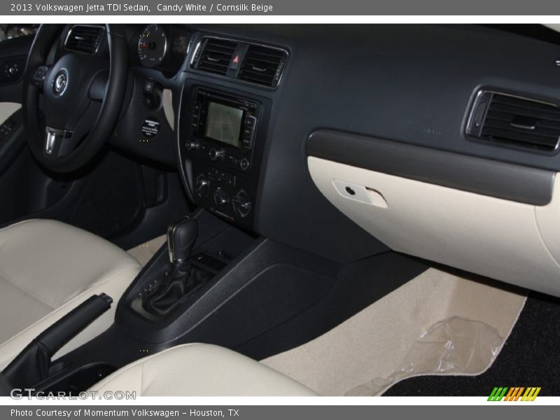 Candy White / Cornsilk Beige 2013 Volkswagen Jetta TDI Sedan