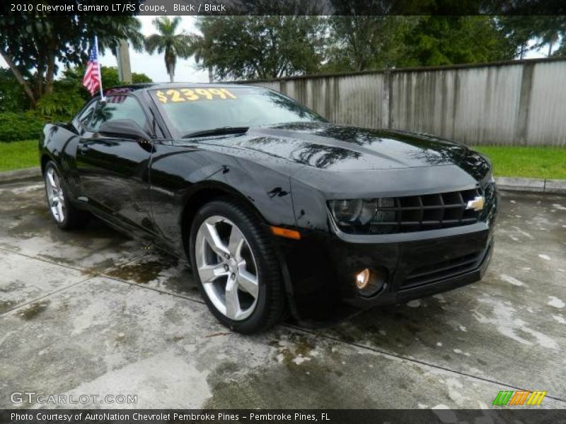 Black / Black 2010 Chevrolet Camaro LT/RS Coupe