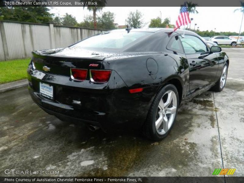 Black / Black 2010 Chevrolet Camaro LT/RS Coupe
