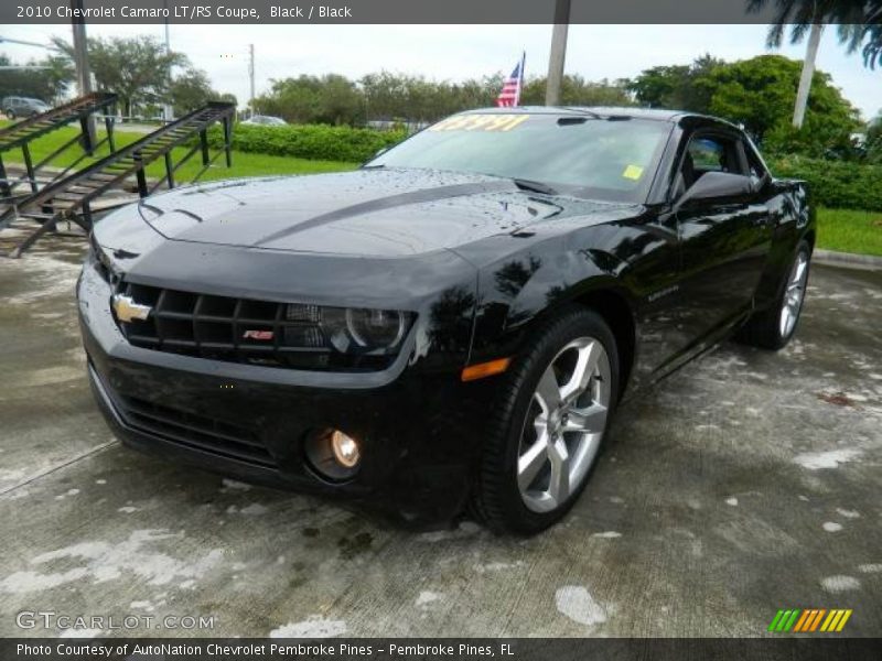 Black / Black 2010 Chevrolet Camaro LT/RS Coupe