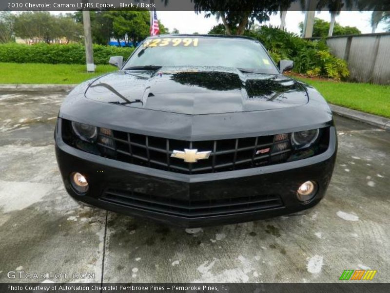 Black / Black 2010 Chevrolet Camaro LT/RS Coupe