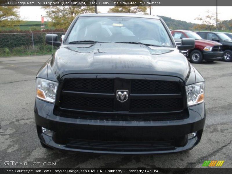 Black / Dark Slate Gray/Medium Graystone 2012 Dodge Ram 1500 Express Quad Cab 4x4
