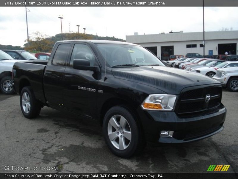 Black / Dark Slate Gray/Medium Graystone 2012 Dodge Ram 1500 Express Quad Cab 4x4