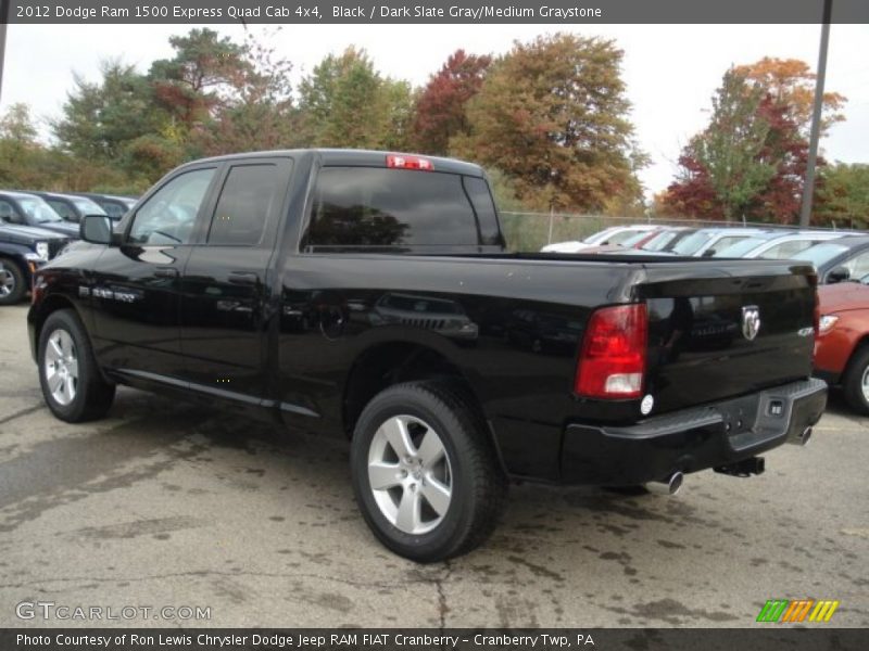 Black / Dark Slate Gray/Medium Graystone 2012 Dodge Ram 1500 Express Quad Cab 4x4