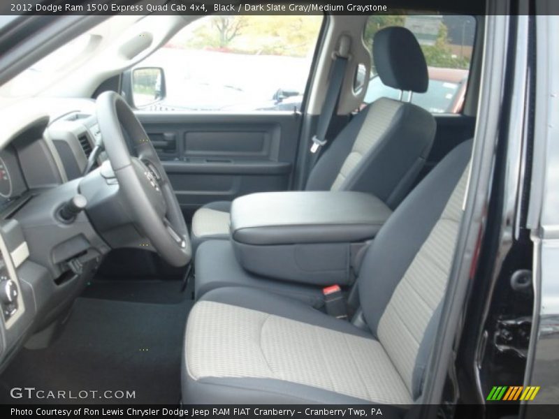 Black / Dark Slate Gray/Medium Graystone 2012 Dodge Ram 1500 Express Quad Cab 4x4