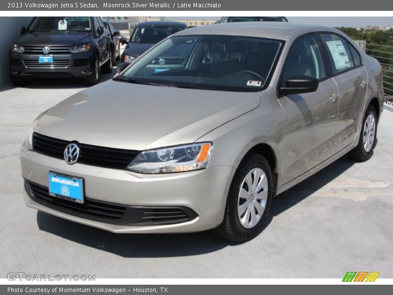 Moonrock Silver Metallic / Latte Macchiato 2013 Volkswagen Jetta S Sedan