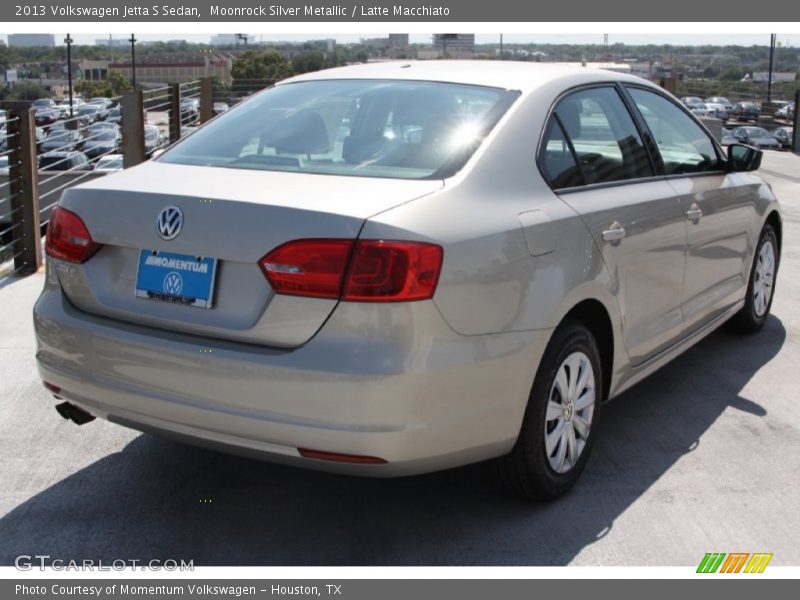 Moonrock Silver Metallic / Latte Macchiato 2013 Volkswagen Jetta S Sedan