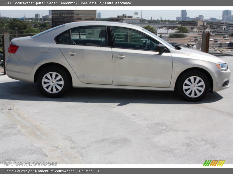 Moonrock Silver Metallic / Latte Macchiato 2013 Volkswagen Jetta S Sedan