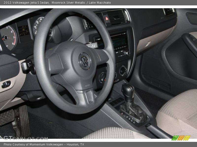 Moonrock Silver Metallic / Latte Macchiato 2013 Volkswagen Jetta S Sedan