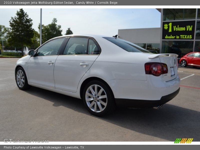 Candy White / Cornsilk Beige 2010 Volkswagen Jetta Wolfsburg Edition Sedan