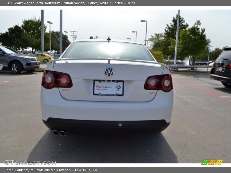Candy White / Cornsilk Beige 2010 Volkswagen Jetta Wolfsburg Edition Sedan