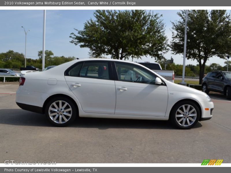 Candy White / Cornsilk Beige 2010 Volkswagen Jetta Wolfsburg Edition Sedan
