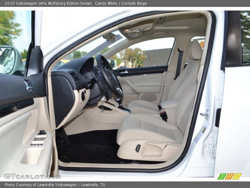 Candy White / Cornsilk Beige 2010 Volkswagen Jetta Wolfsburg Edition Sedan