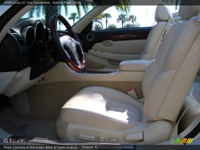Starfire Pearl / Ecru 2008 Lexus SC 430 Convertible