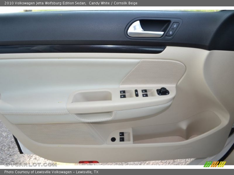 Candy White / Cornsilk Beige 2010 Volkswagen Jetta Wolfsburg Edition Sedan