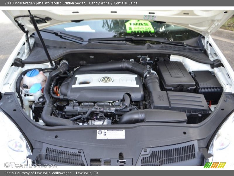 Candy White / Cornsilk Beige 2010 Volkswagen Jetta Wolfsburg Edition Sedan