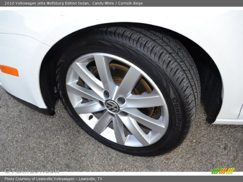 Candy White / Cornsilk Beige 2010 Volkswagen Jetta Wolfsburg Edition Sedan