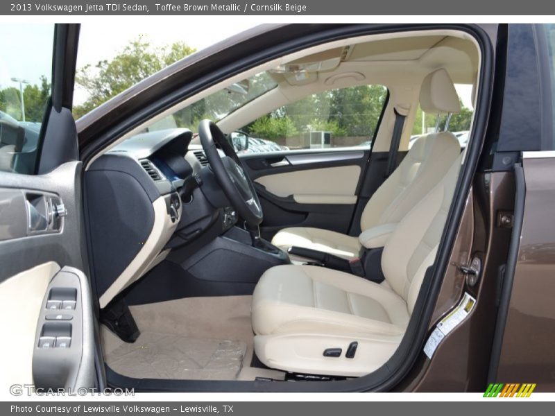 Toffee Brown Metallic / Cornsilk Beige 2013 Volkswagen Jetta TDI Sedan