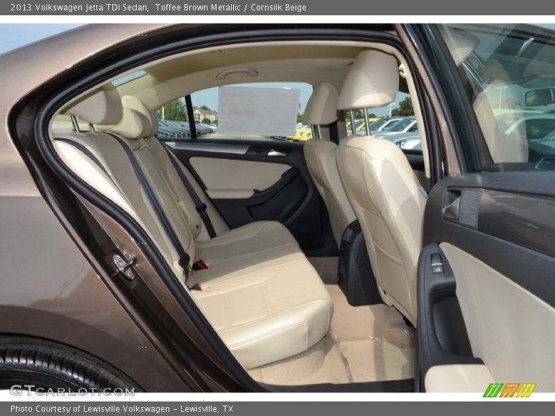 Toffee Brown Metallic / Cornsilk Beige 2013 Volkswagen Jetta TDI Sedan