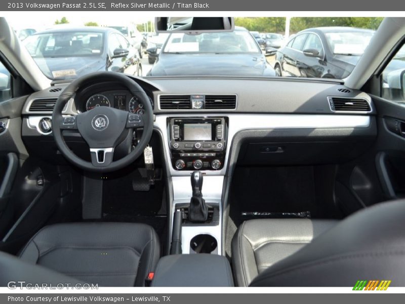 Reflex Silver Metallic / Titan Black 2013 Volkswagen Passat 2.5L SE