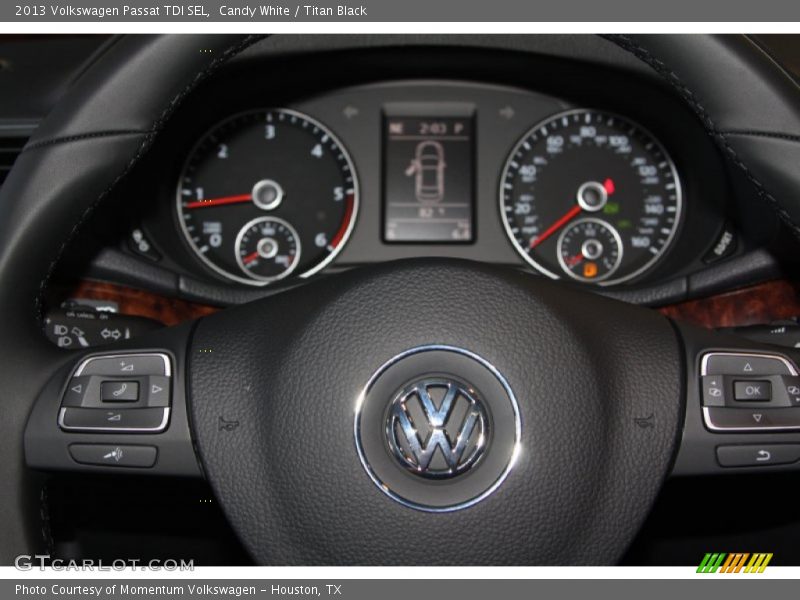 Candy White / Titan Black 2013 Volkswagen Passat TDI SEL