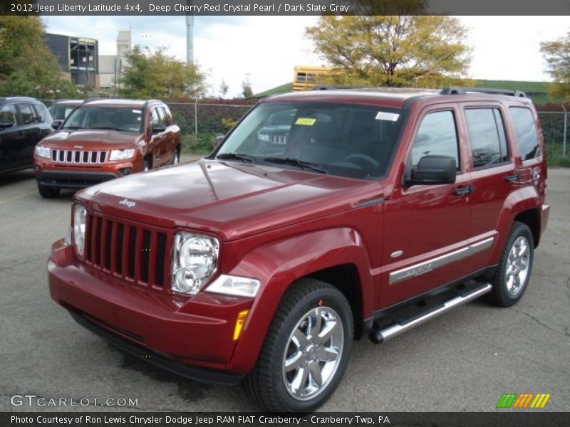 Deep Cherry Red Crystal Pearl / Dark Slate Gray 2012 Jeep Liberty Latitude 4x4