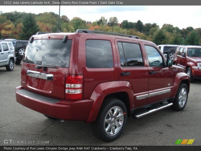 Deep Cherry Red Crystal Pearl / Dark Slate Gray 2012 Jeep Liberty Latitude 4x4