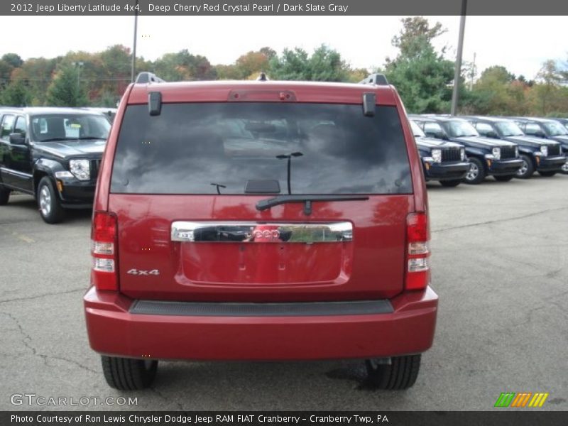 Deep Cherry Red Crystal Pearl / Dark Slate Gray 2012 Jeep Liberty Latitude 4x4