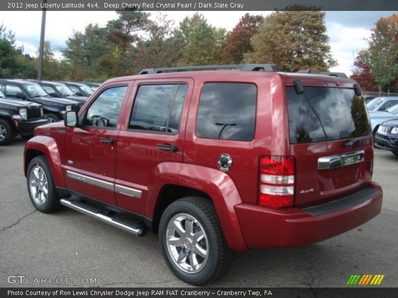 Deep Cherry Red Crystal Pearl / Dark Slate Gray 2012 Jeep Liberty Latitude 4x4