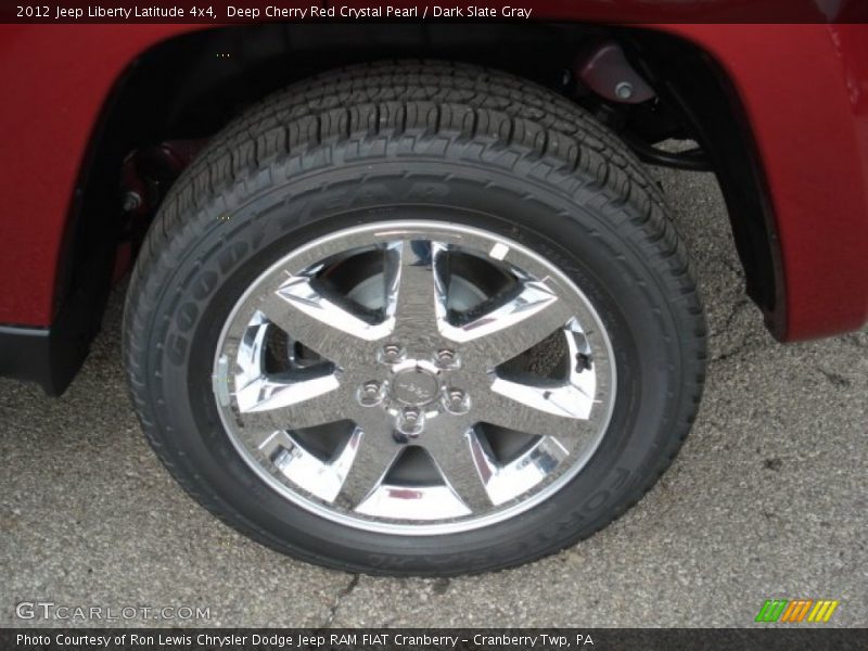 Deep Cherry Red Crystal Pearl / Dark Slate Gray 2012 Jeep Liberty Latitude 4x4