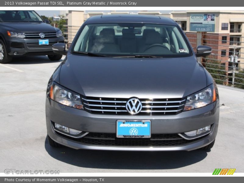 Platinum Gray Metallic / Moonrock Gray 2013 Volkswagen Passat TDI SEL
