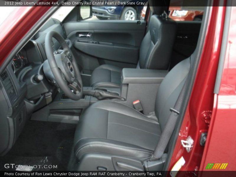 Deep Cherry Red Crystal Pearl / Dark Slate Gray 2012 Jeep Liberty Latitude 4x4