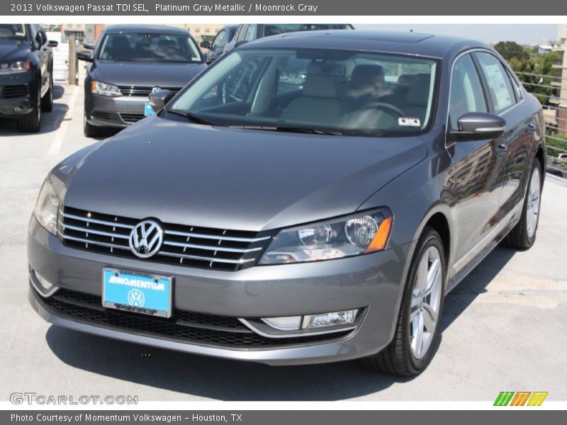 Platinum Gray Metallic / Moonrock Gray 2013 Volkswagen Passat TDI SEL