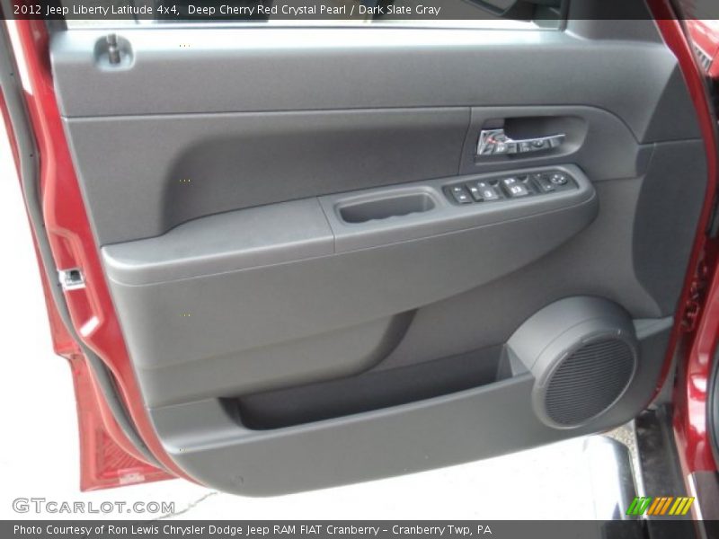 Deep Cherry Red Crystal Pearl / Dark Slate Gray 2012 Jeep Liberty Latitude 4x4