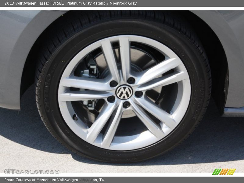 Platinum Gray Metallic / Moonrock Gray 2013 Volkswagen Passat TDI SEL