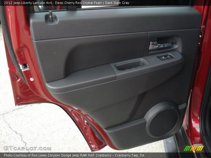 Deep Cherry Red Crystal Pearl / Dark Slate Gray 2012 Jeep Liberty Latitude 4x4