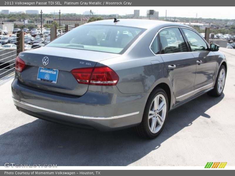 Platinum Gray Metallic / Moonrock Gray 2013 Volkswagen Passat TDI SEL