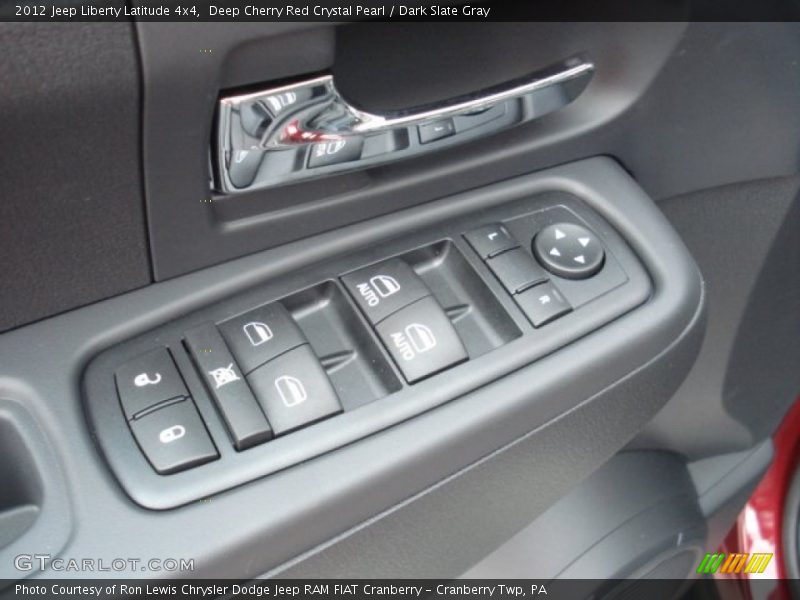 Deep Cherry Red Crystal Pearl / Dark Slate Gray 2012 Jeep Liberty Latitude 4x4