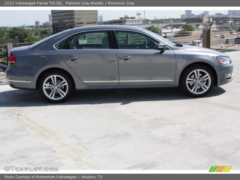 Platinum Gray Metallic / Moonrock Gray 2013 Volkswagen Passat TDI SEL