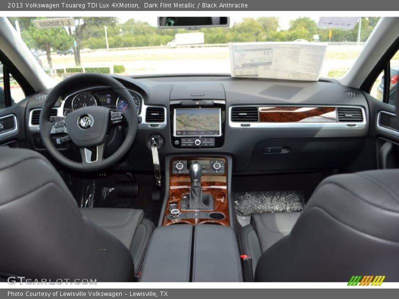 Dark Flint Metallic / Black Anthracite 2013 Volkswagen Touareg TDI Lux 4XMotion