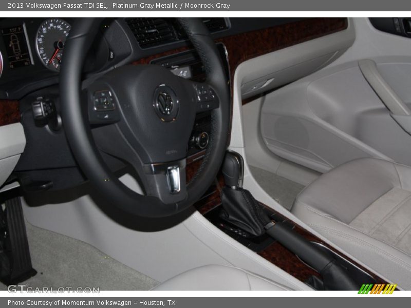 Platinum Gray Metallic / Moonrock Gray 2013 Volkswagen Passat TDI SEL