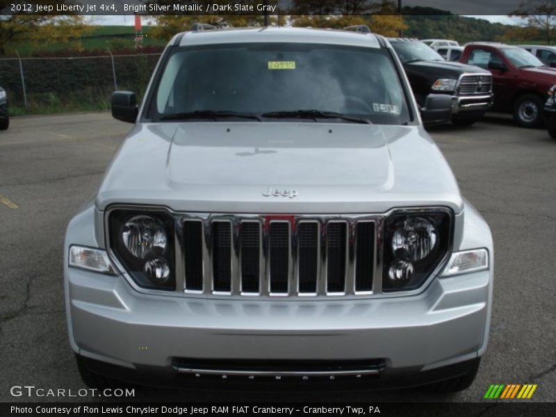 Bright Silver Metallic / Dark Slate Gray 2012 Jeep Liberty Jet 4x4