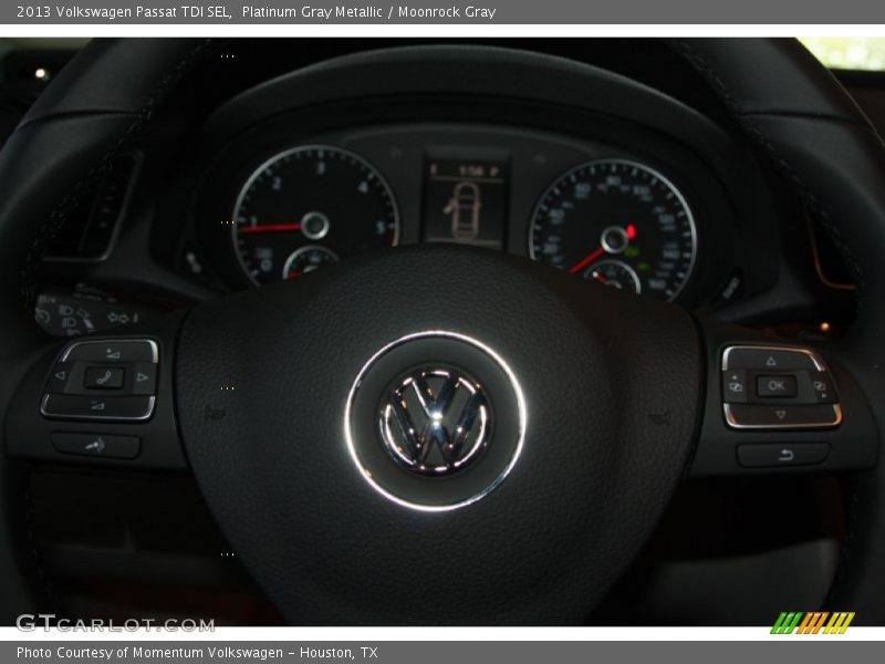 Platinum Gray Metallic / Moonrock Gray 2013 Volkswagen Passat TDI SEL